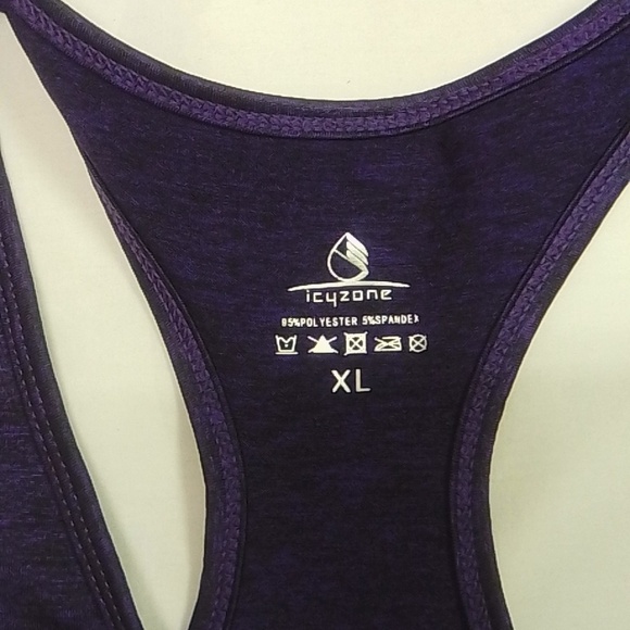 Purple Racerback Tank Top - Picture 2 of 4